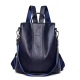 2 in 1  Leather Backpack & Shoulder Bag