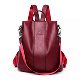 2 in 1  Leather Backpack & Shoulder Bag