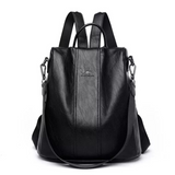 2 in 1  Leather Backpack & Shoulder Bag